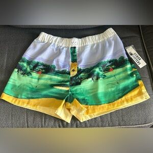 Urban Outfitters Out From Under Satin Souvenir Boxer Short Size M